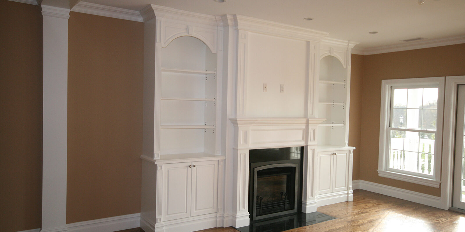 Fireplace built in