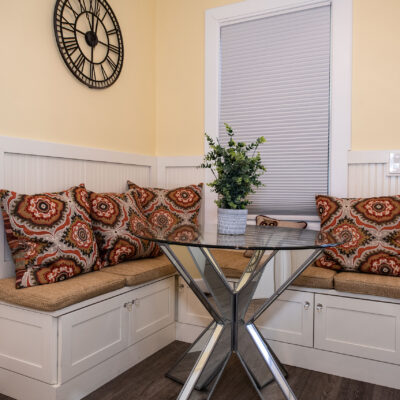 Banquette Seating in Pearl River NY Kitchen Design