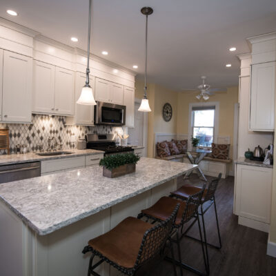 Wider View of Pearl River NY Kitchen Designed by Five Star Kitchen Design Center