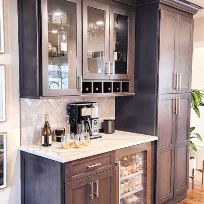beverage bar design by five star kitchen design center