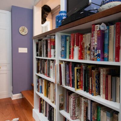 bookcase in chatham nj home